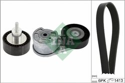 SET CUREA TRANSMISIE CU CANELURI INA 529 0550 10 - Compatibil cu FORD