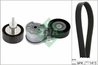 Set curea transmisie cu caneluri INA 529 0550 10