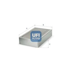 FILTRU AER HABITACLU UFI 53.497.00 - Piesa auto compatibila cu mai multe marci