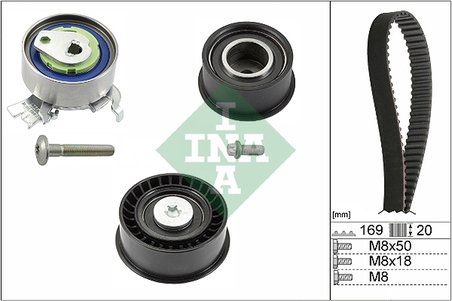 SET DISTRIBUTIE CUREA INA 530 0078 10 - Compatibil cu CHEVROLET, HOLDEN, OPEL, VAUXHALL