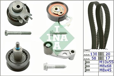 Set distributie curea INA 530 0089 10