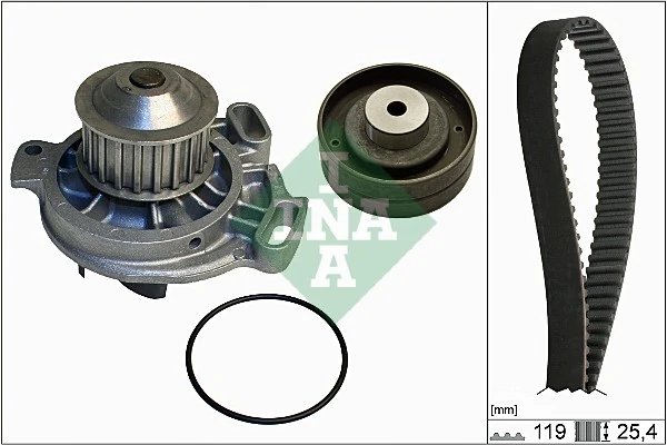 Set distributie curea si pompa apa INA 530 0152 30