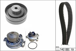 SET DISTRIBUTIE CUREA SI POMPA APA INA 530 0156 30 - Compatibil cu AUDI