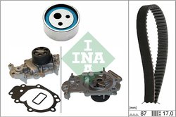 SET DISTRIBUTIE CUREA SI POMPA APA INA 530 0182 31 - Compatibil cu RENAULT