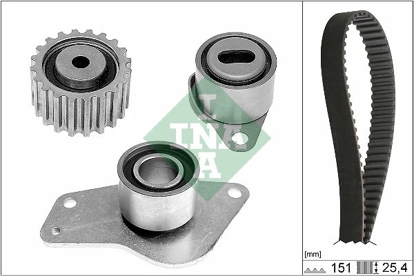 SET DISTRIBUTIE CUREA INA 530 0185 10 - Compatibil cu RENAULT