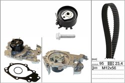SET DISTRIBUTIE CUREA SI POMPA APA INA 530 0195 30 - Compatibil cu DACIA, NISSAN, RENAULT