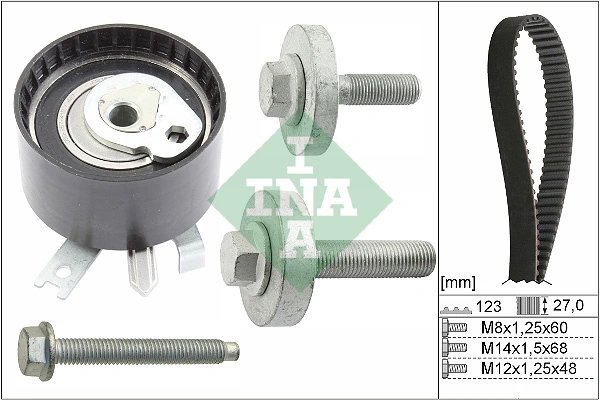 Set distributie curea INA 530 0197 10