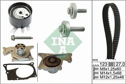 SET DISTRIBUTIE CUREA SI POMPA APA INA 530 0197 32 - Compatibil cu DACIA, NISSAN, RENAULT