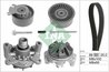Set distributie curea si pompa apa INA 530 0198 30