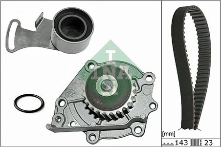 Set distributie curea si pompa apa INA 530 0242 30