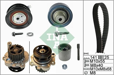 Set distributie curea si pompa apa INA 530 0361 31