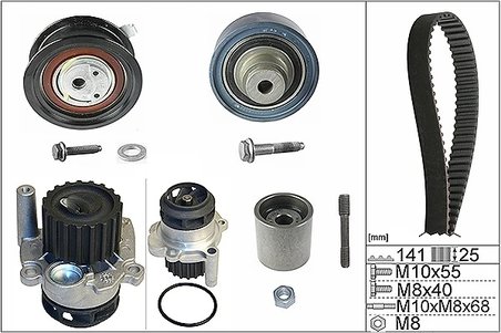 Set distributie curea si pompa apa INA 530 0361 32