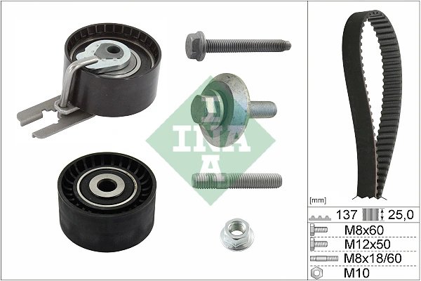 Set distributie curea INA 530 0375 10