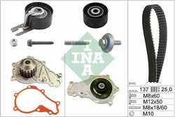 SET DISTRIBUTIE CUREA SI POMPA APA INA 530 0375 30 - Compatibil cu CITROEN, FIAT, FORD, FORD AUSTRALIA, MINI, PEUGEOT, VOLVO
