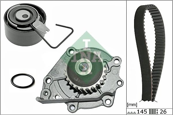 SET DISTRIBUTIE CUREA SI POMPA APA INA 530 0376 30 - Compatibil cu LAND ROVER, MG, ROVER