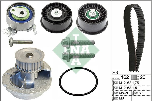Set distributie curea si pompa apa INA 530 0441 31