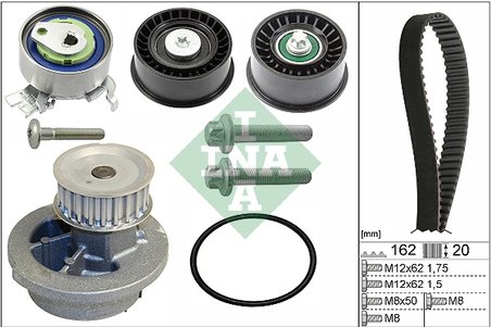 Set distributie curea si pompa apa INA 530 0441 32