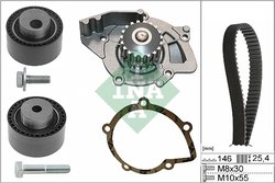 SET DISTRIBUTIE CUREA SI POMPA APA INA 530 0446 31 - Compatibil cu CITROEN, FIAT, LANCIA, PEUGEOT