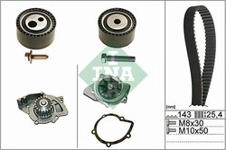 SET DISTRIBUTIE CUREA SI POMPA APA INA 530 0447 30 - Compatibil cu CITROEN, PEUGEOT
