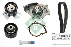 Set distributie curea si pompa apa INA 530 0449 30