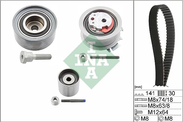 Set distributie curea INA 530 0463 10