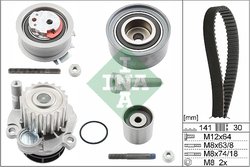 SET DISTRIBUTIE CUREA SI POMPA APA INA 530 0463 30 - Compatibil cu AUDI, SEAT, SKODA, VW
