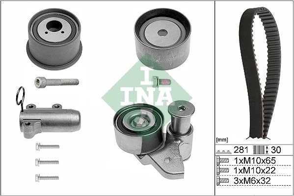 SET DISTRIBUTIE CUREA INA 530 0480 10 - Compatibil cu AUDI, AUDI (FAW)