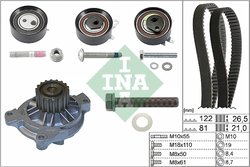 Set distributie curea si pompa apa INA 530 0484 31