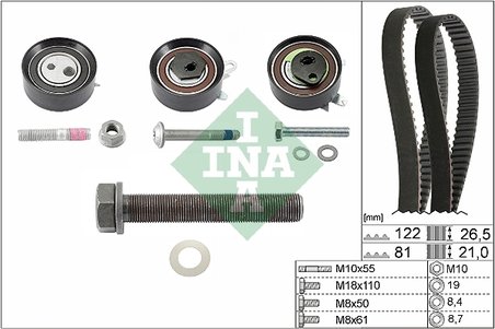 Set distributie curea INA 530 0484 10