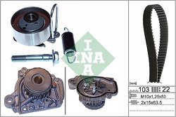 Set distributie curea si pompa apa INA 530 0505 31