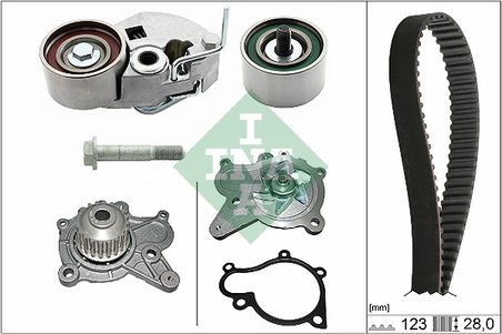 Set distributie curea si pompa apa INA 530 0542 30
