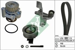SET DISTRIBUTIE CUREA SI POMPA APA INA 530 0546 30 - Compatibil cu AUDI, AUDI (FAW), SEAT, SKODA, VW, VW (SVW)