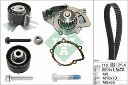 SET DISTRIBUTIE CUREA SI POMPA APA INA 530 0558 31 - Compatibil cu CITROEN, DS, FIAT, FORD, FORD AUSTRALIA, PEUGEOT, TOYOTA