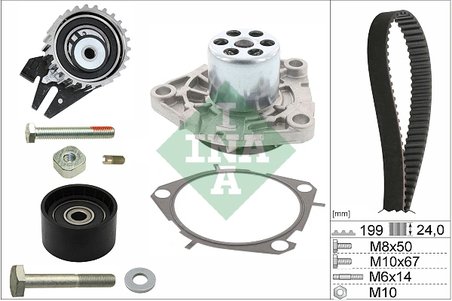 Set distributie curea si pompa apa INA 530 0562 30