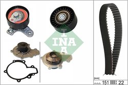 SET DISTRIBUTIE CUREA SI POMPA APA INA 530 0572 30 - Compatibil cu CHEVROLET, DAEWOO, HOLDEN, OPEL, VAUXHALL