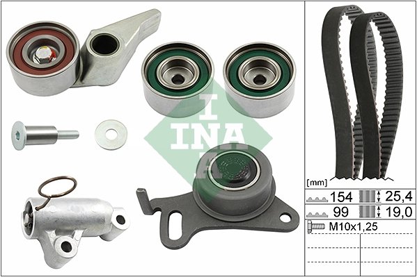 SET DISTRIBUTIE CUREA INA 530 0594 10 - Compatibil cu FIAT, MITSUBISHI