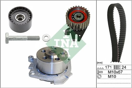 SET DISTRIBUTIE CUREA SI POMPA APA INA 530 0606 30 - Compatibil cu ALFA ROMEO, LANCIA