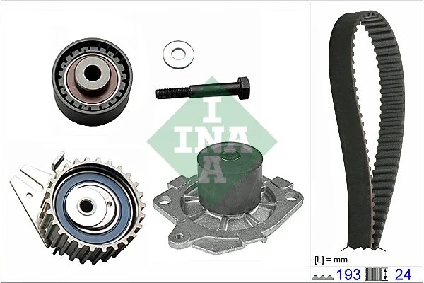 Set distributie curea si pompa apa INA 530 0623 30