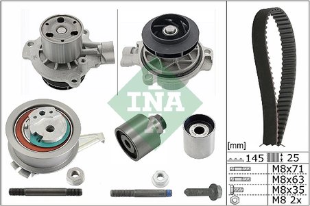 Set distributie curea si pompa apa INA 530 0650 31