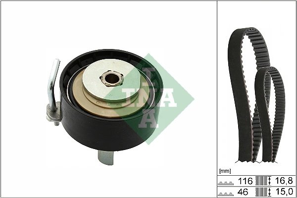 SET DISTRIBUTIE CUREA INA 530 0763 10 - Compatibil cu FORD