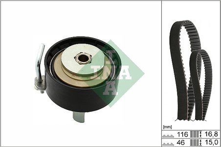 SET DISTRIBUTIE CUREA INA 530 0763 10 - Compatibil cu FORD
