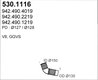 RACORD EVACUARE ASSO 530.1116 - Compatibil cu MERCEDES-BENZ