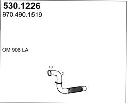 RACORD EVACUARE ASSO 530.1226 - Compatibil cu MERCEDES-BENZ