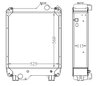 Radiator racire motor NRF 530002