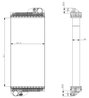 Radiator racire motor NRF 530004