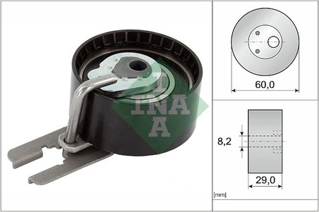 ROLA INTINZATOR CUREA DISTRIBUTIE INA 531 0555 10 - Compatibil cu CITROEN, FIAT, FORD, MAZDA, MINI, PEUGEOT, SUZUKI, TOYOTA, VOL
