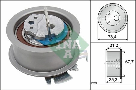 ROLA INTINZATOR CUREA DISTRIBUTIE INA 531 0565 30 - Compatibil cu AUDI, FORD, SEAT, SKODA, VW, VW (FAW), VW (SVW)
