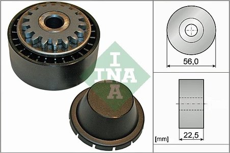 ROLA INTINZATOR CUREA TRANSMISIE INA 531 0854 10 - Compatibil cu DACIA, NISSAN, PEUGEOT, PROTON, RENAULT