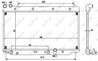 Radiator racire motor NRF 53110