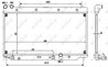 Radiator racire motor NRF 53110